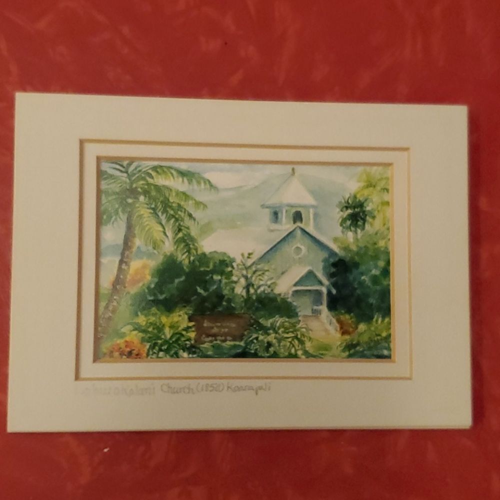 Lahuiokalani Church Kaanapali Maui Hi Print